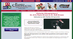 Desktop Screenshot of abcfamilychiro.com